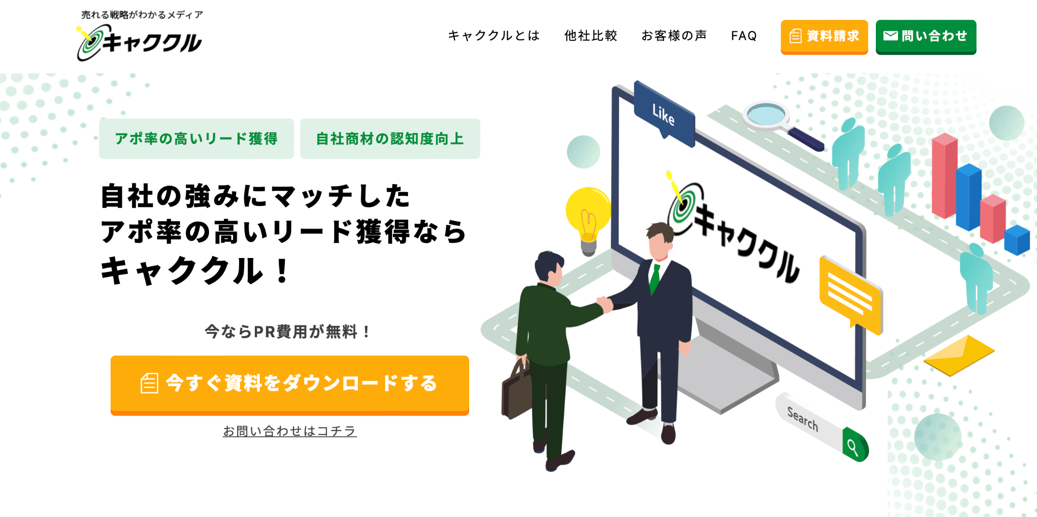 IT製品比較サイトのキャククルキャプチャ