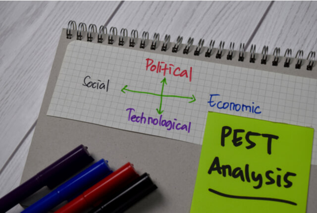 製造業におけるPEST分析を具体例とは