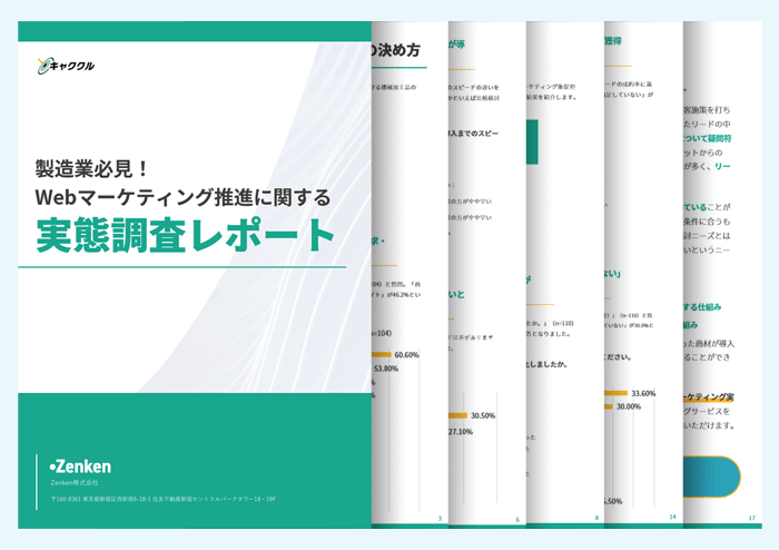 製造業界の集客施策状況、担当者の商品決定要素が分かる実態レポート