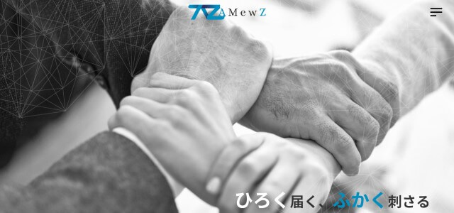 東京のSEOコンサルティング会社のAMewZ株式会社キャプチャ画像