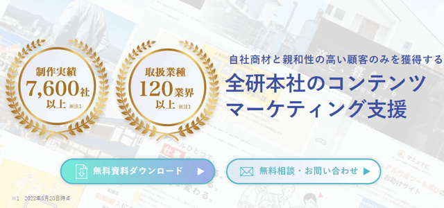成約になる見込み顧客を獲得！全研本社のコンテンツマーケティ…