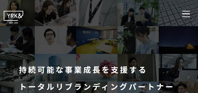 株式会社YRK and 公式サイトキャプチャ画像