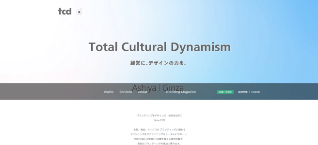 株式会社TCD公式サイトキャプチャ画像