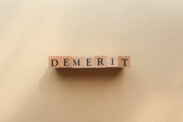 demerit