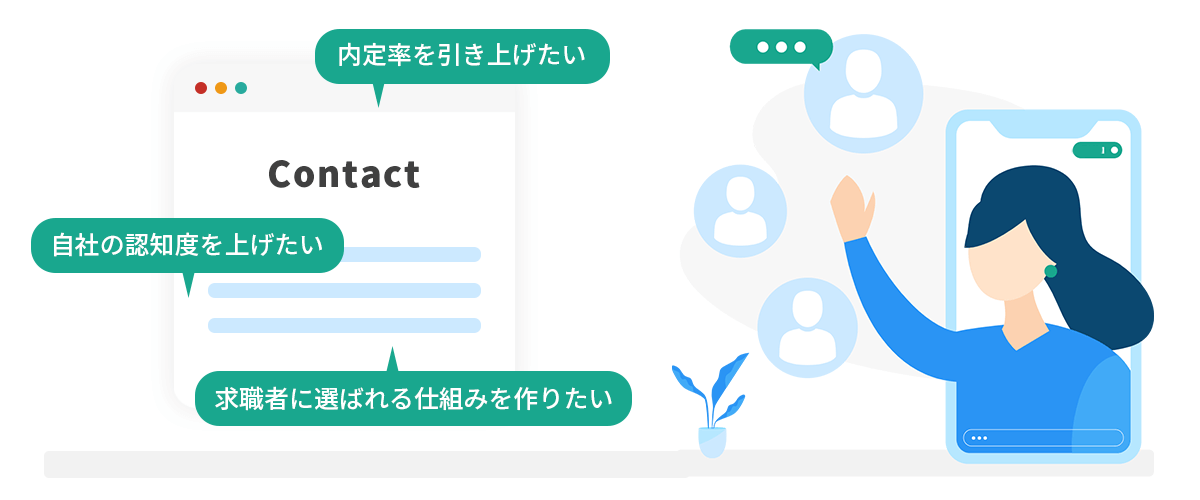 採用ブランディングメディアに関する<br>お問い合わせ・ご…