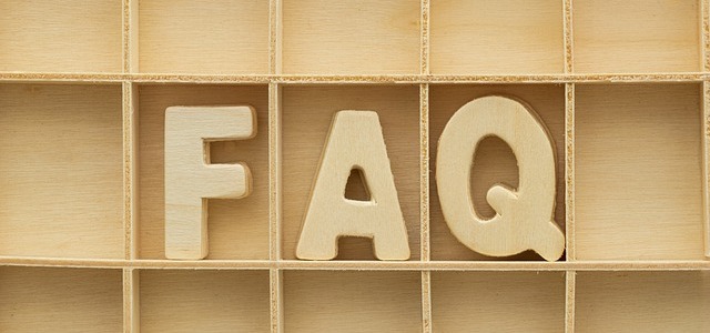 「FAQ」の英文字