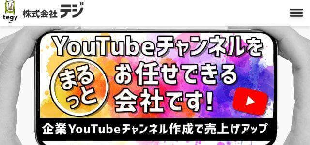 SNS運用代行会社株式会社テジ（tegy）公式サイトキャプチャ画像