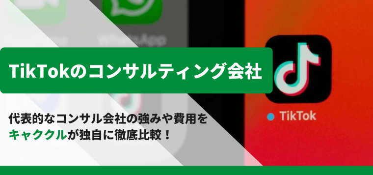 おすすめTikTokコンサルティング会社の特徴やサービス費用、導入事例を徹底比較！会社の選び方や依頼メリットも紹介