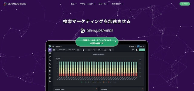 DemandMetrics公式サイトキャプチャ画像