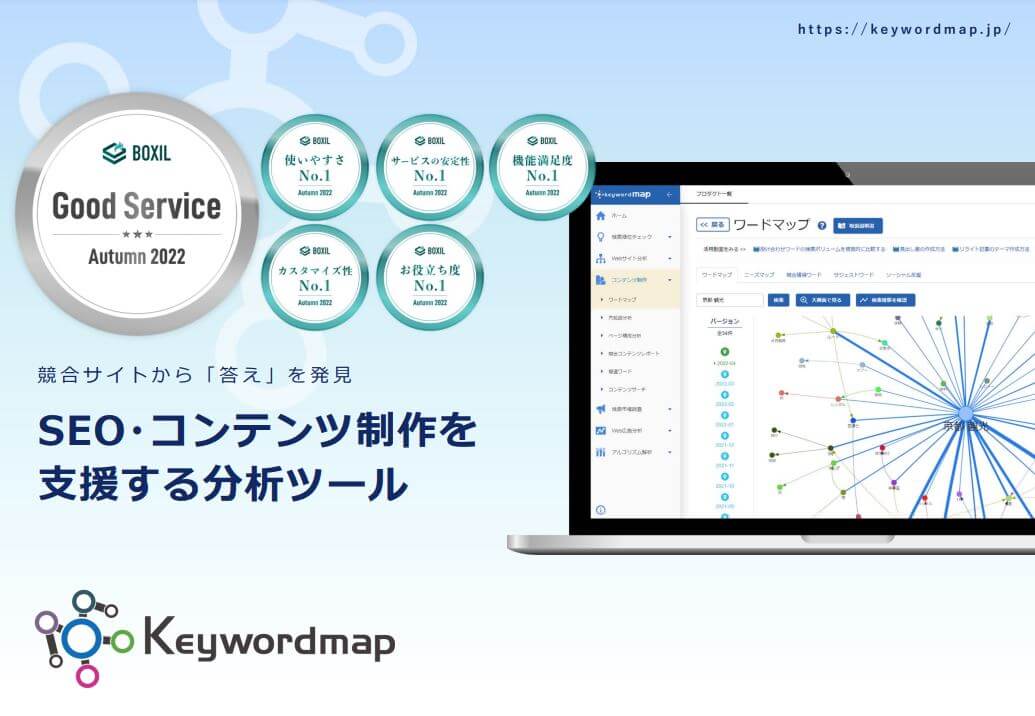 「Keywordmap」（株式会社CINC）資料ダウンロー…