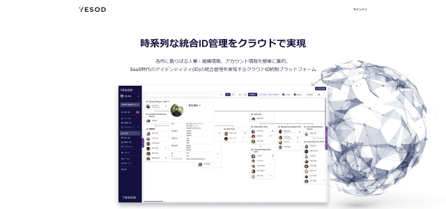 SaaS管理ツール「YESOD」公式サイト画像