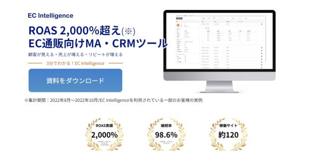 EC Intelligence(EC MAツールEC Intelligence公式サイト画像)