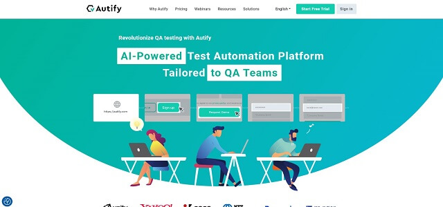 Autify(オーティファイ)公式サイト画像