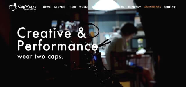 大阪の動画制作会社株式会社CapWorks公式サイト画像)