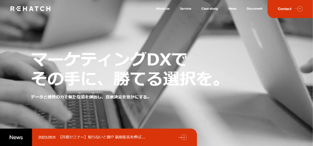 REHATCH株式会社公式サイトキャプチャ画像