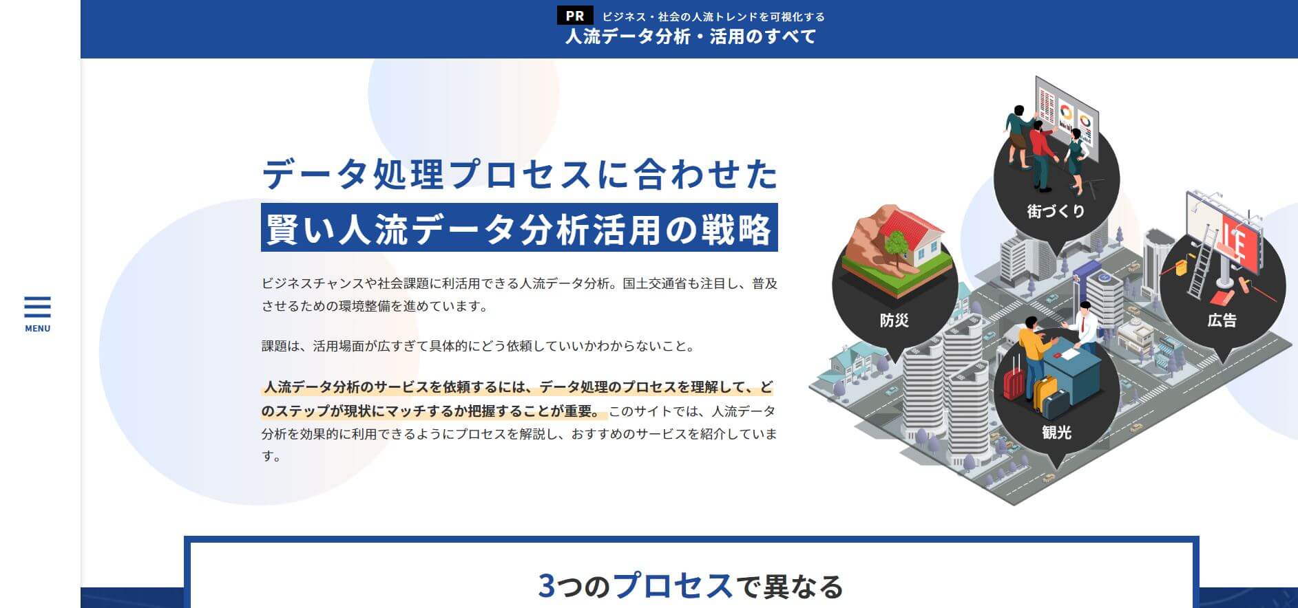 ビジネス・社会の人流トレンドを可視化する