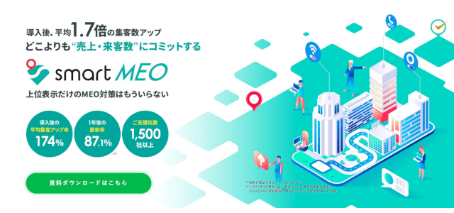 smartMEOの導入事例や口コミ・評判、費用について徹底リサーチ！