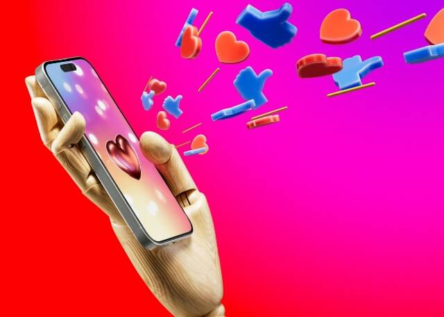 SNS上でいいねされているイメージ画像