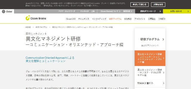 異文化理解研修のサイコム・ブレインズ株式会社公式サイト画像）