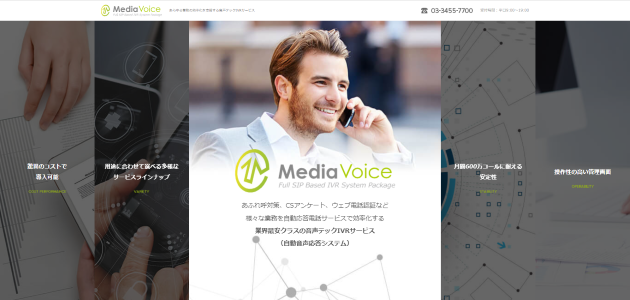 MediaVoice公式サイト画像