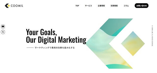 ポータルサイト構築CMSのクーミル株式会社公式サイト画像