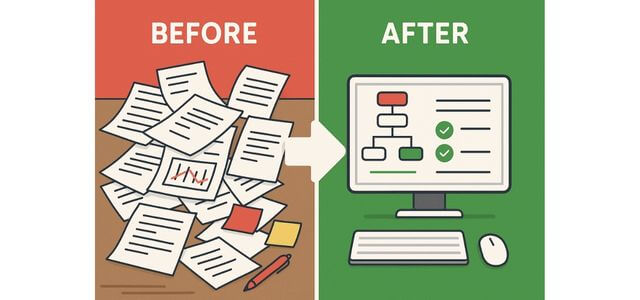 アルファテックス評判:業務可視化から改善まで伴走するDX推進支援の様子