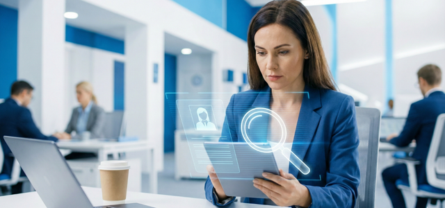 バックグラウンドチェックを行う調査会社のイメージ