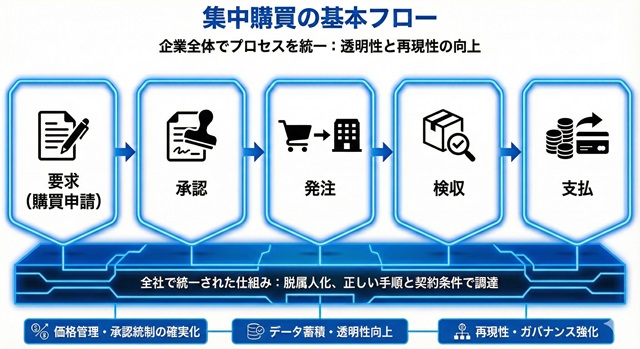 集中購買の基本フロー