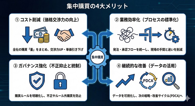 集中購買のメリット