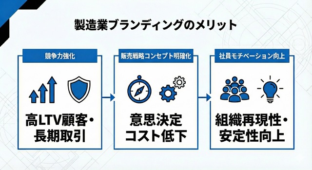 製造業がブランディングを行うメリット