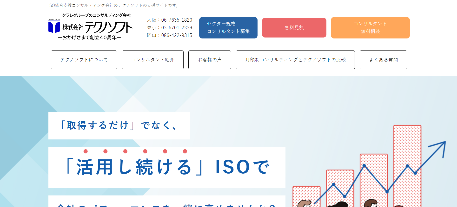 テクノソフトの支援事例や特徴、口コミ・評判、料金についてリサーチ