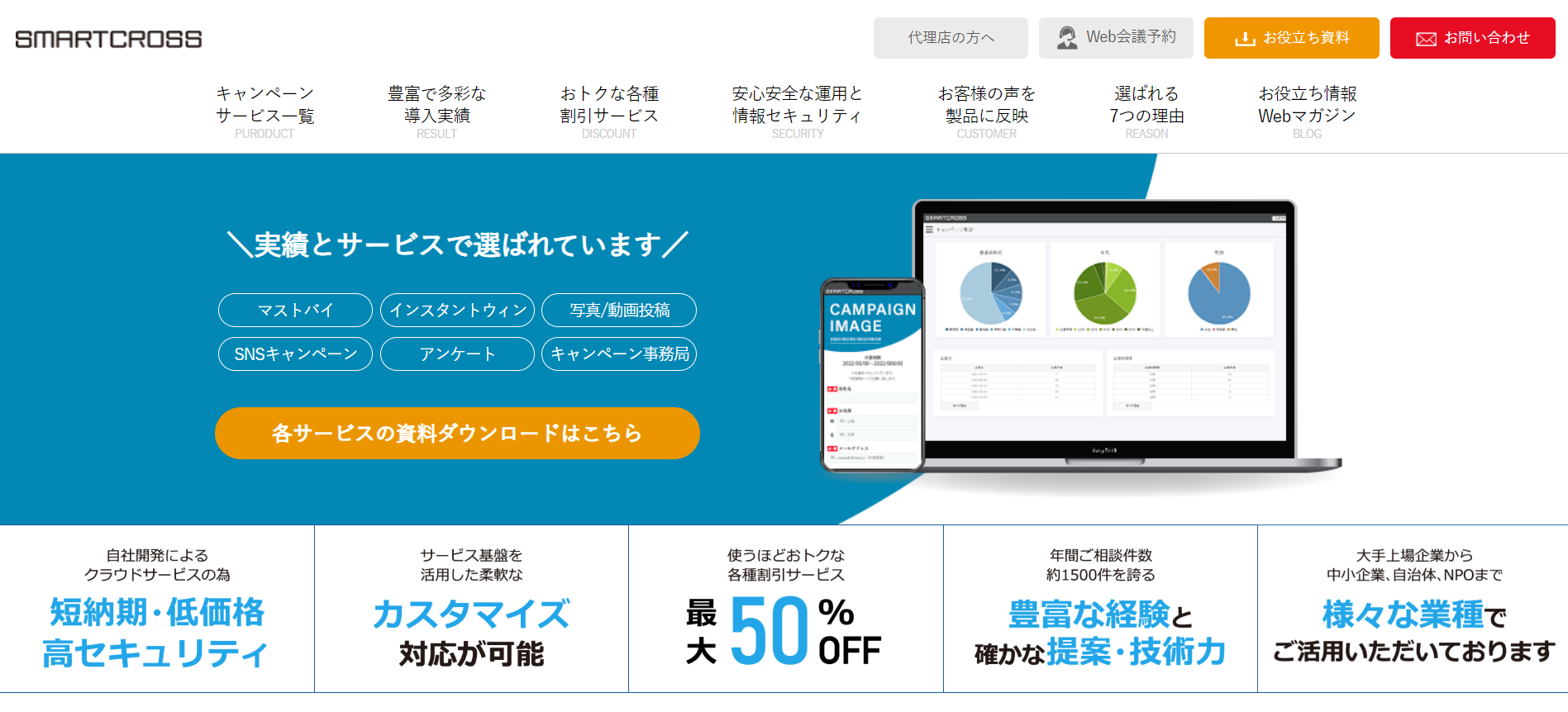 SMARTCROSSの料金や口コミ評判、導入事例まとめ