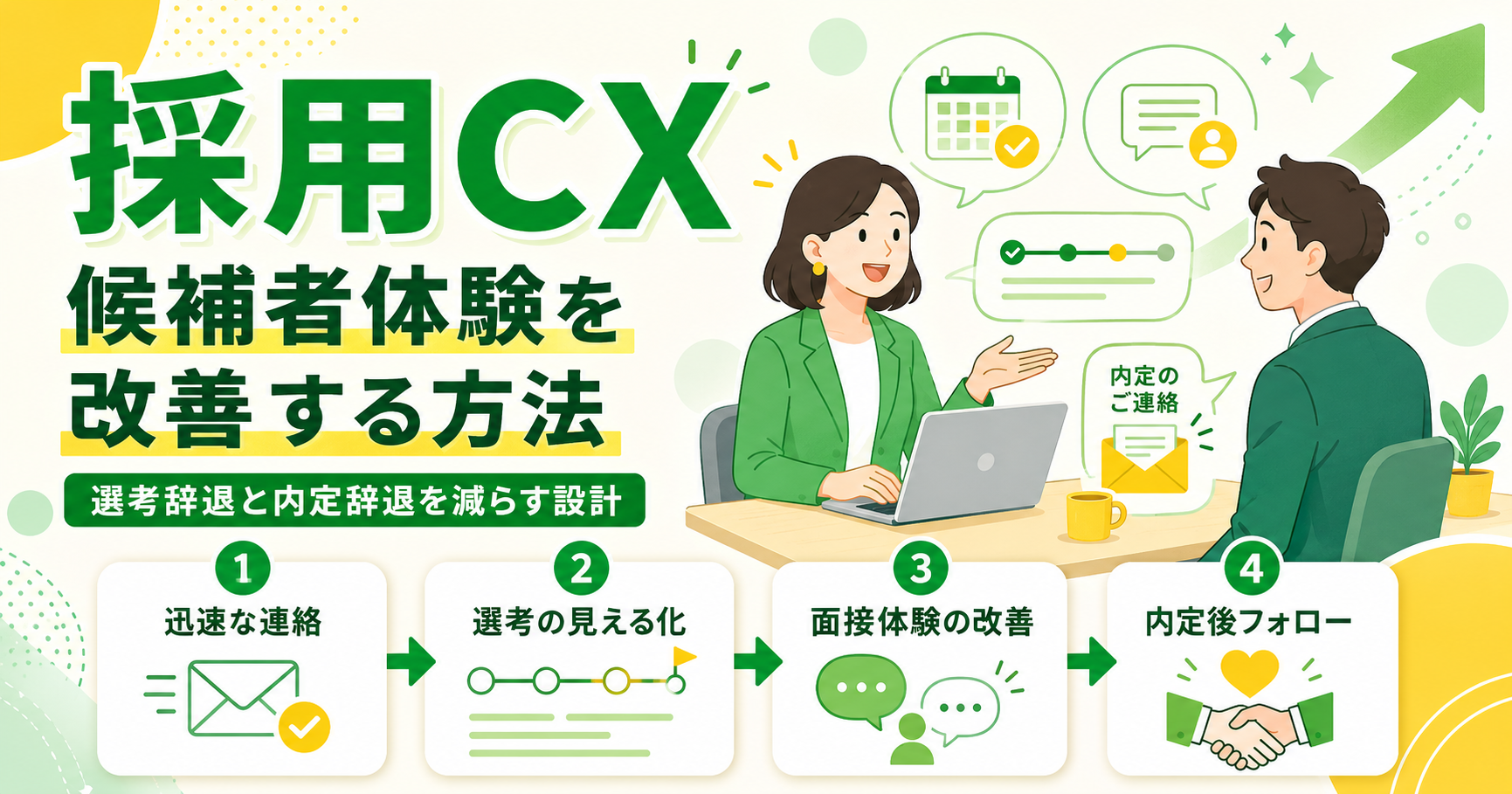 採用CXと候補者体験を改善する方法 選考辞退と内定辞退を減らす設計