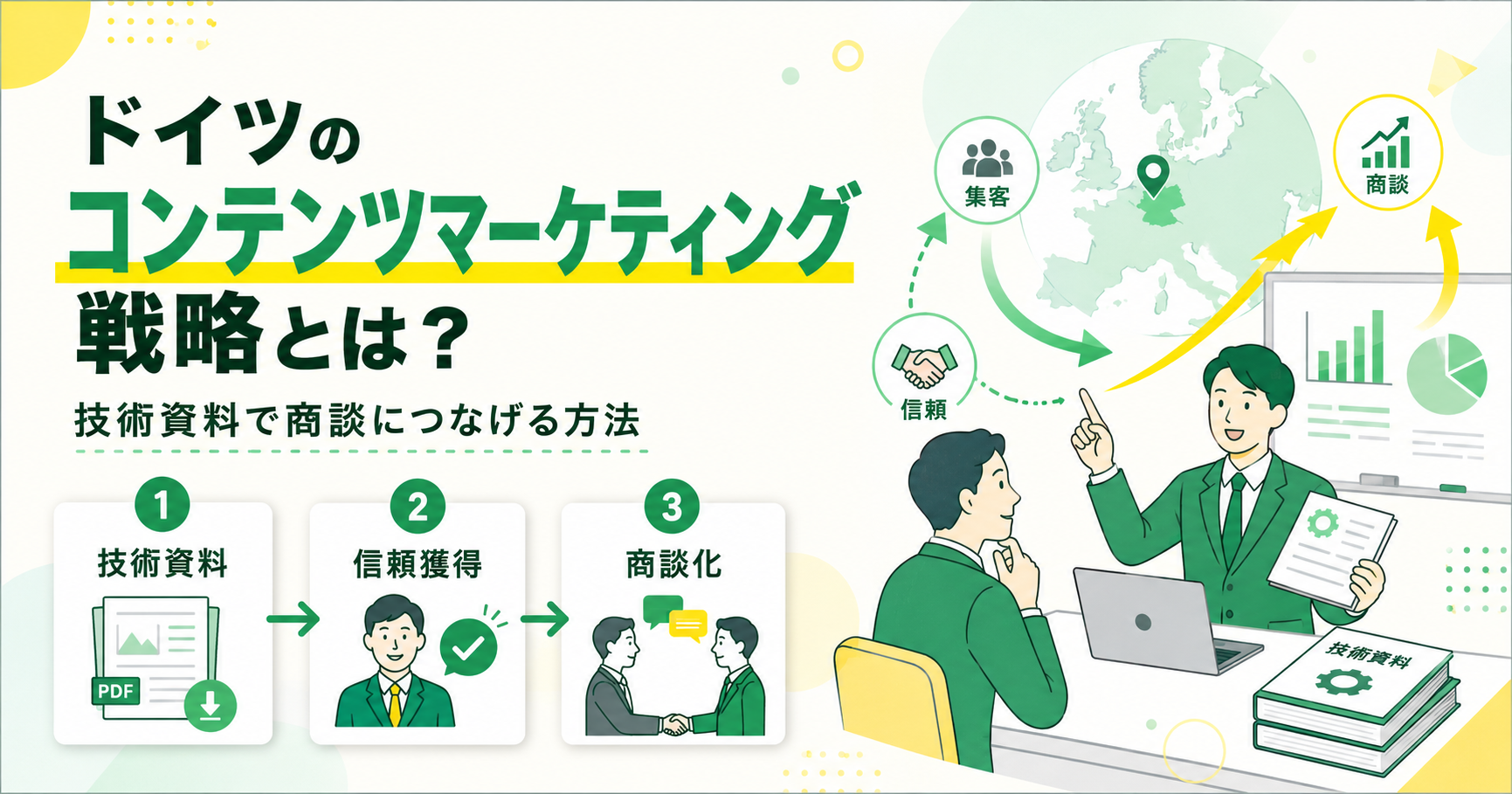 ドイツのコンテンツマーケティング戦略とは？技術資料で商談につなげる方法