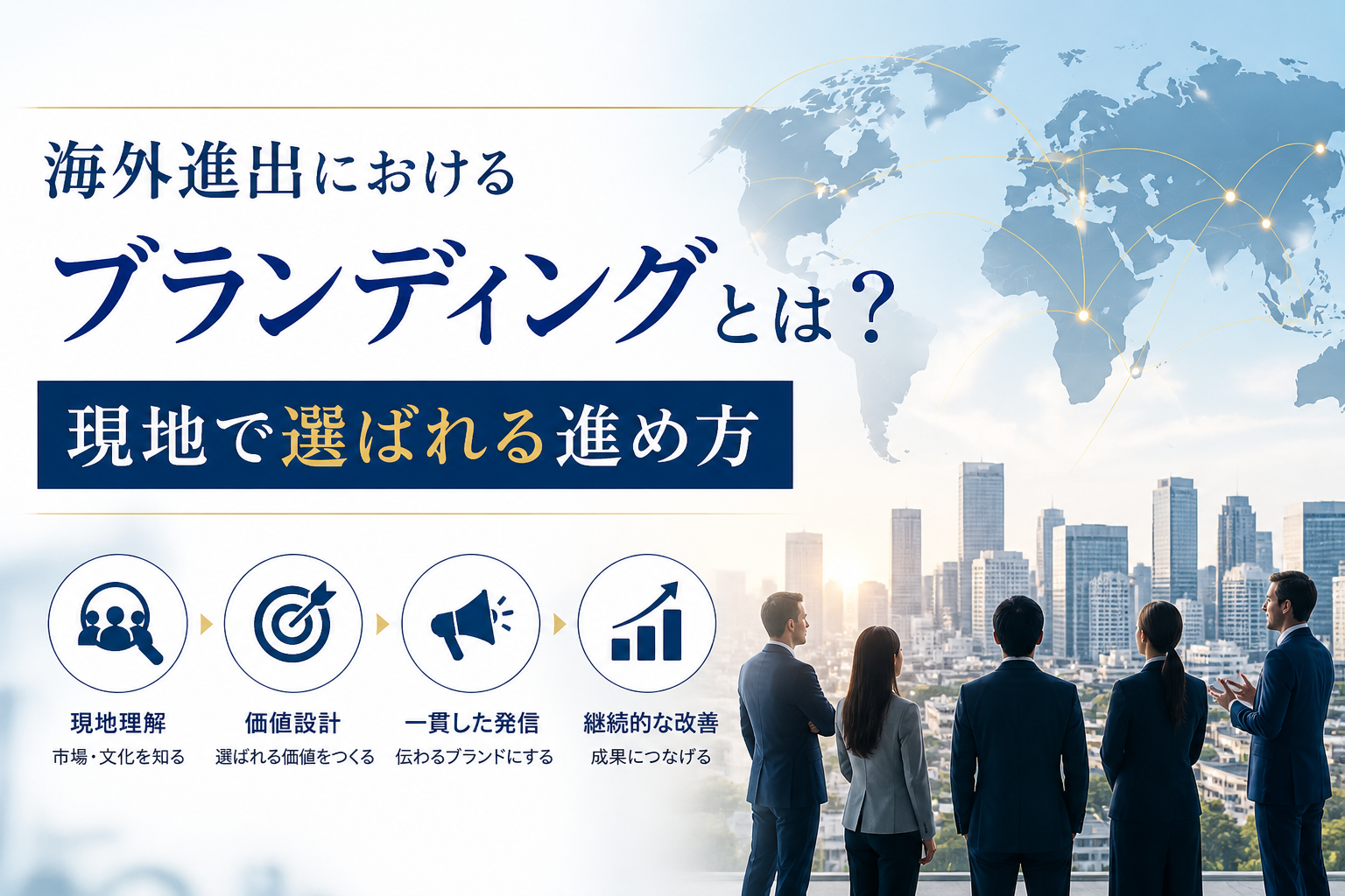 海外進出におけるブランディングとは？現地で選ばれる進め方
