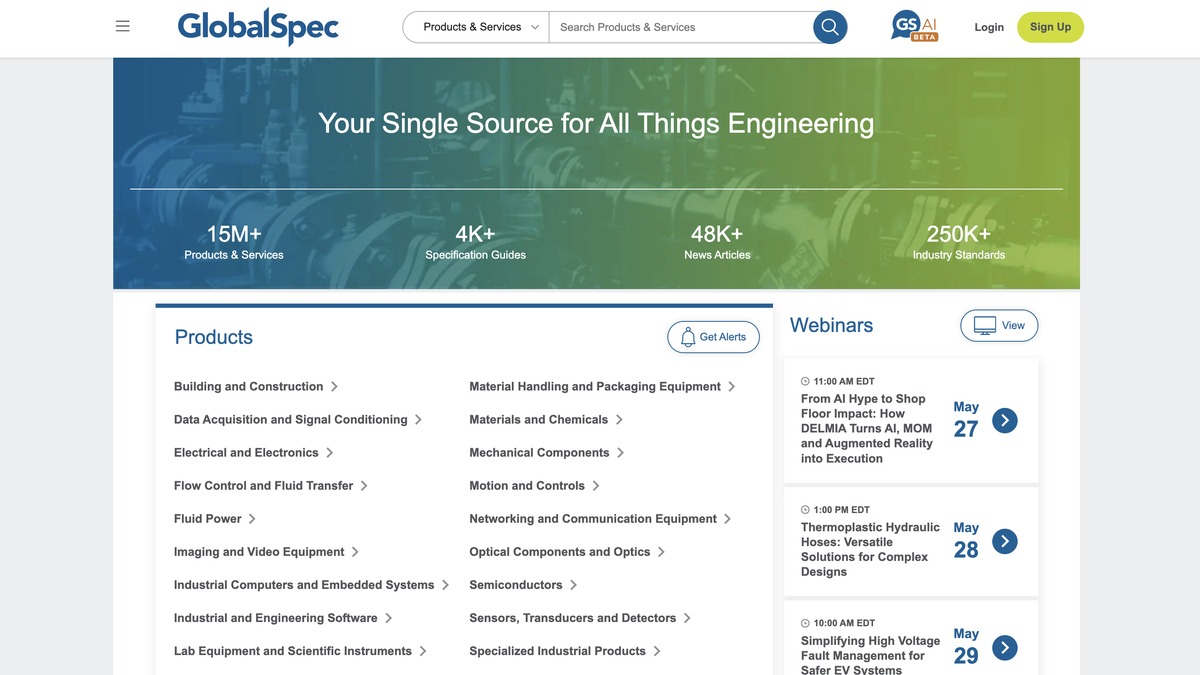 GlobalSpec(旧Engineering 360)とは?特徴や掲載費用、海外製造業マーケティングでの活用ポイント