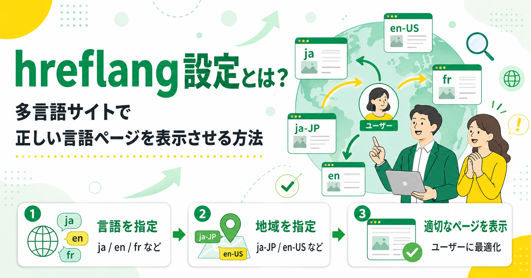hreflang設定とは｜多言語サイトで正しい言語ページを表示させる方法