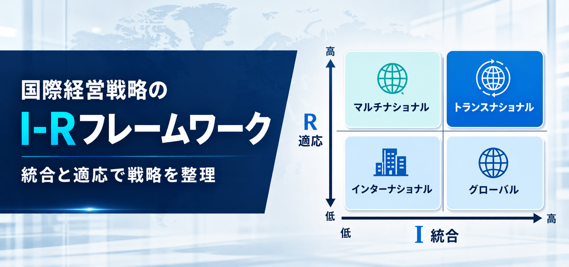 I-Rフレームワークとは？4つの戦略タイプと日本企業事例、分析の使い方を解説