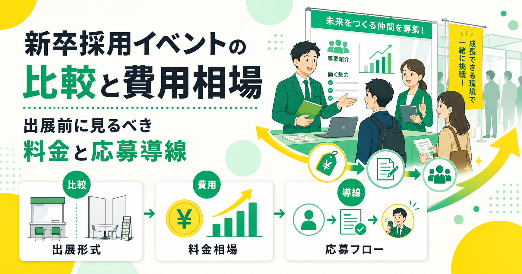 新卒採用イベントの比較と費用相場 出展前に見るべき料金と応募導線