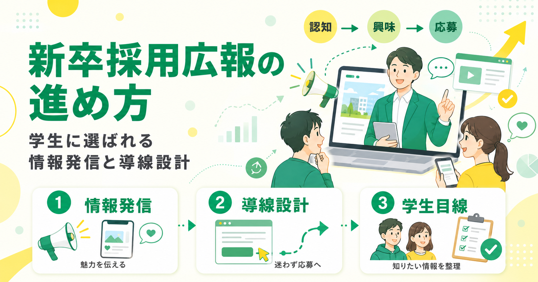 新卒採用広報の進め方 学生に選ばれる情報発信と導線設計