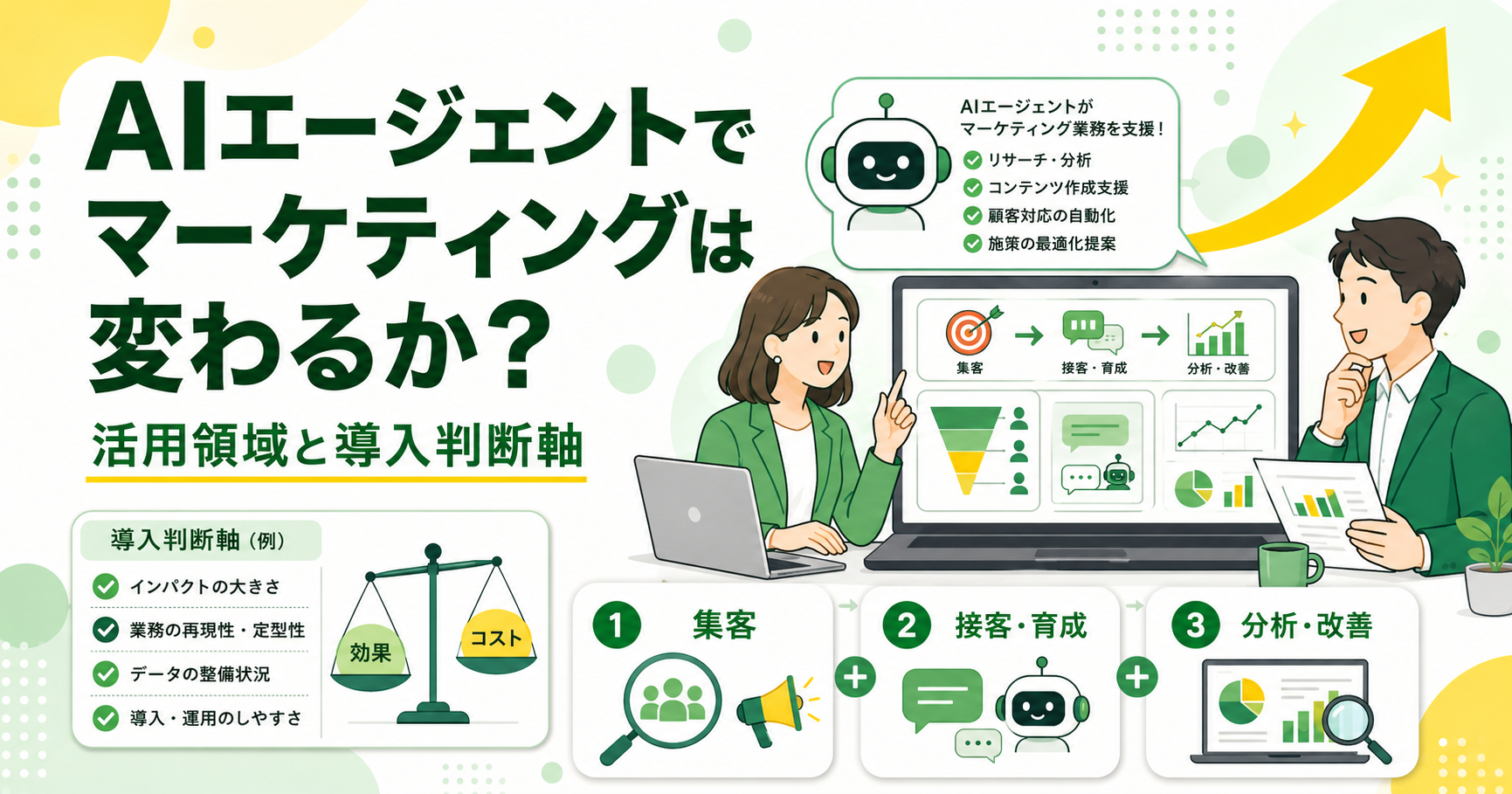 AIエージェントでマーケティングは変わるか？活用領域と導入判断軸