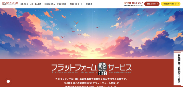 カスタメディア(プラットフォームまるごとサービス)