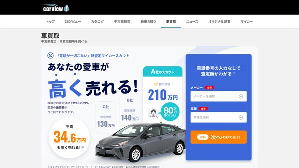 カービューキャプチャ画像
